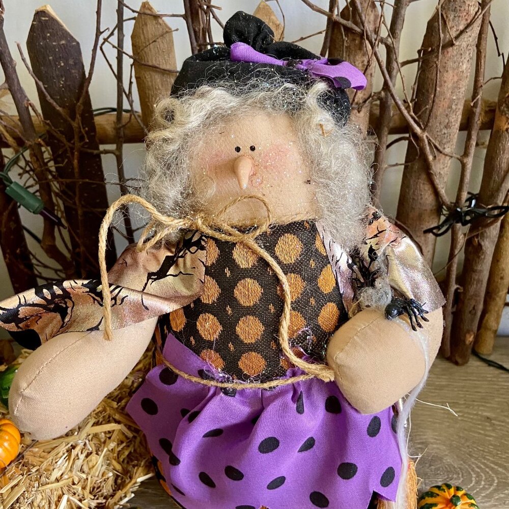 VINTAGE -1993 Collectable Creations -WITCH, by Hoiland Charlotte Brown - Rare